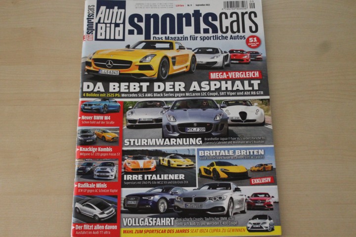 Deckblatt Auto Bild Sportscars (09/2013)